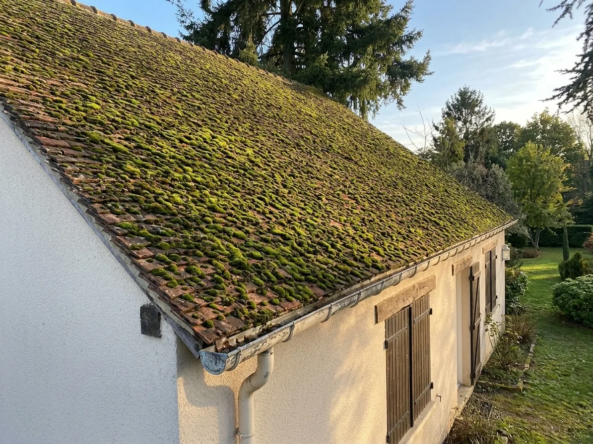 Démoussage de toiture à Roissy-en-Brie