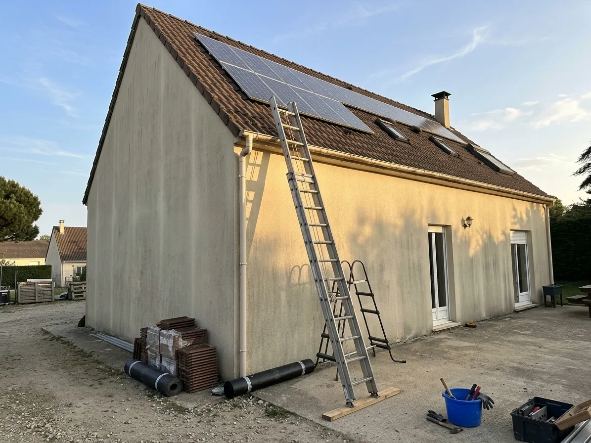 Démoussage de toiture à Roissy-en-Brie
