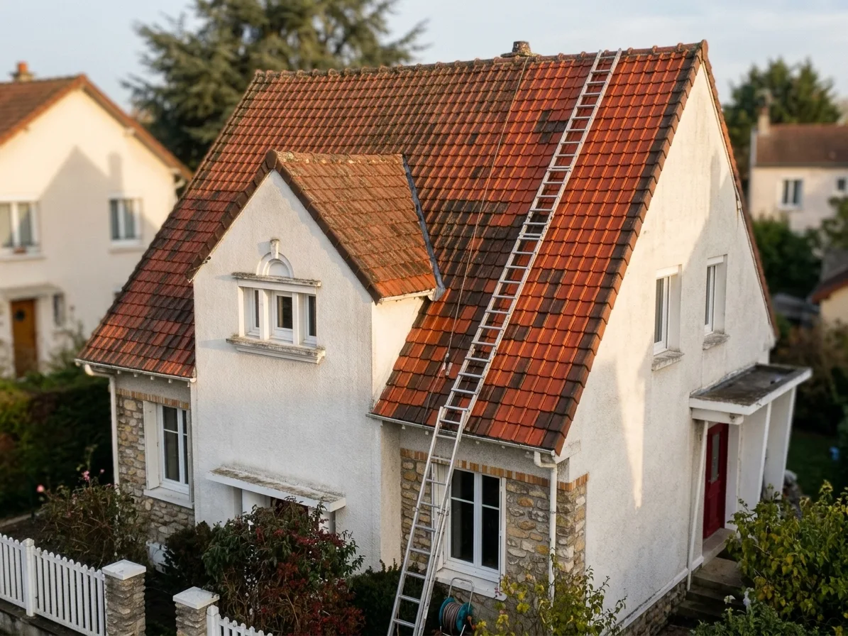 Nettoyage de toiture à Roissy-en-Brie