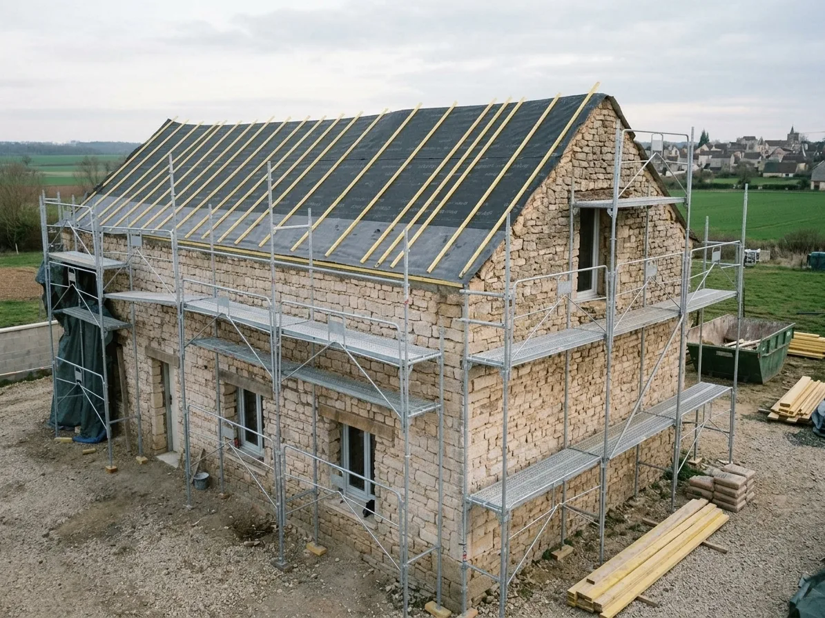 Réfection complète de toiture à Roissy-en-Brie